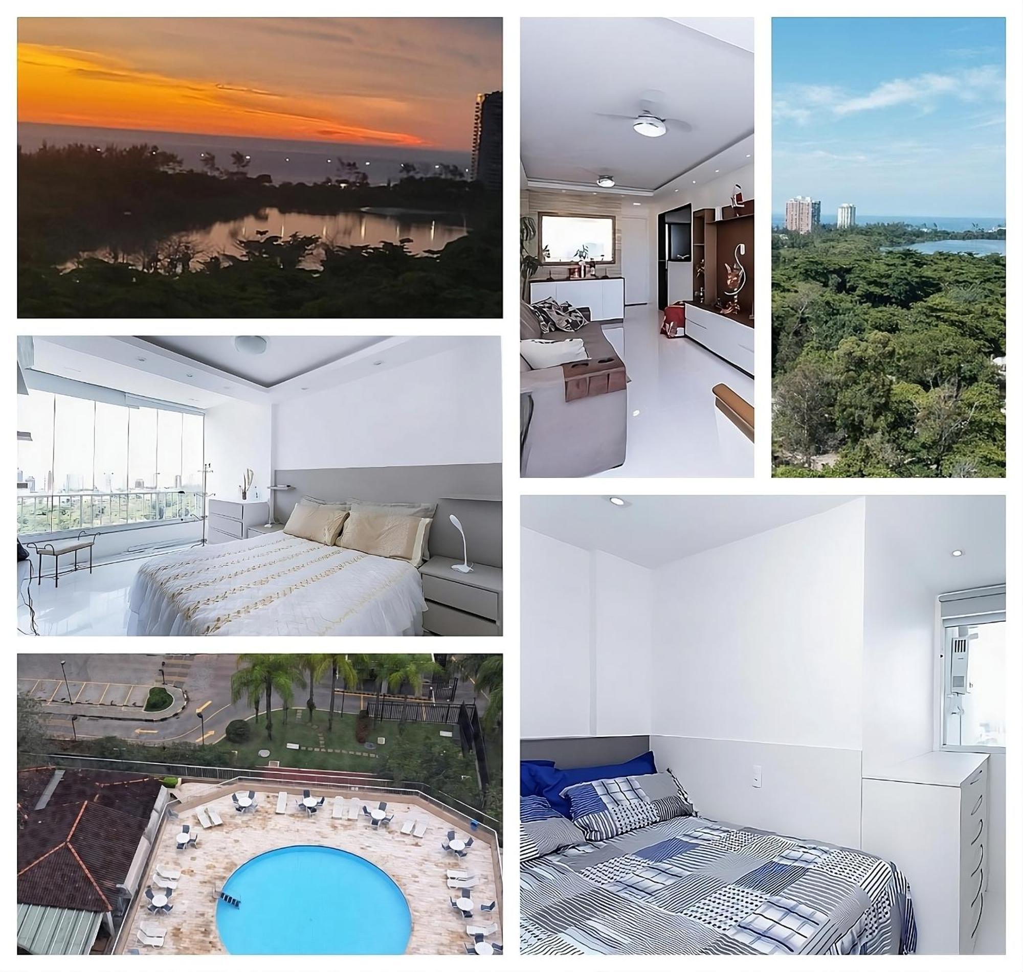 Apartamento Rosa Dos Ventos - Premium Luxo 5 Estrelas - Vista Mar - Barra Da Tijuca - 2 Quartos, Cozinha Equipada, Amplo E Arejado, Ar Cond, Estacionamento Gratis, Restaurante No Local, Localizacao Da Regiao, Va A Pe Praia, Barra Shopping, Village Ma *